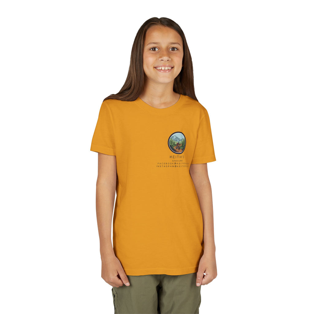 Youth Trail Dirt Biking Tee — "Learn to Ride, Love the Trail"