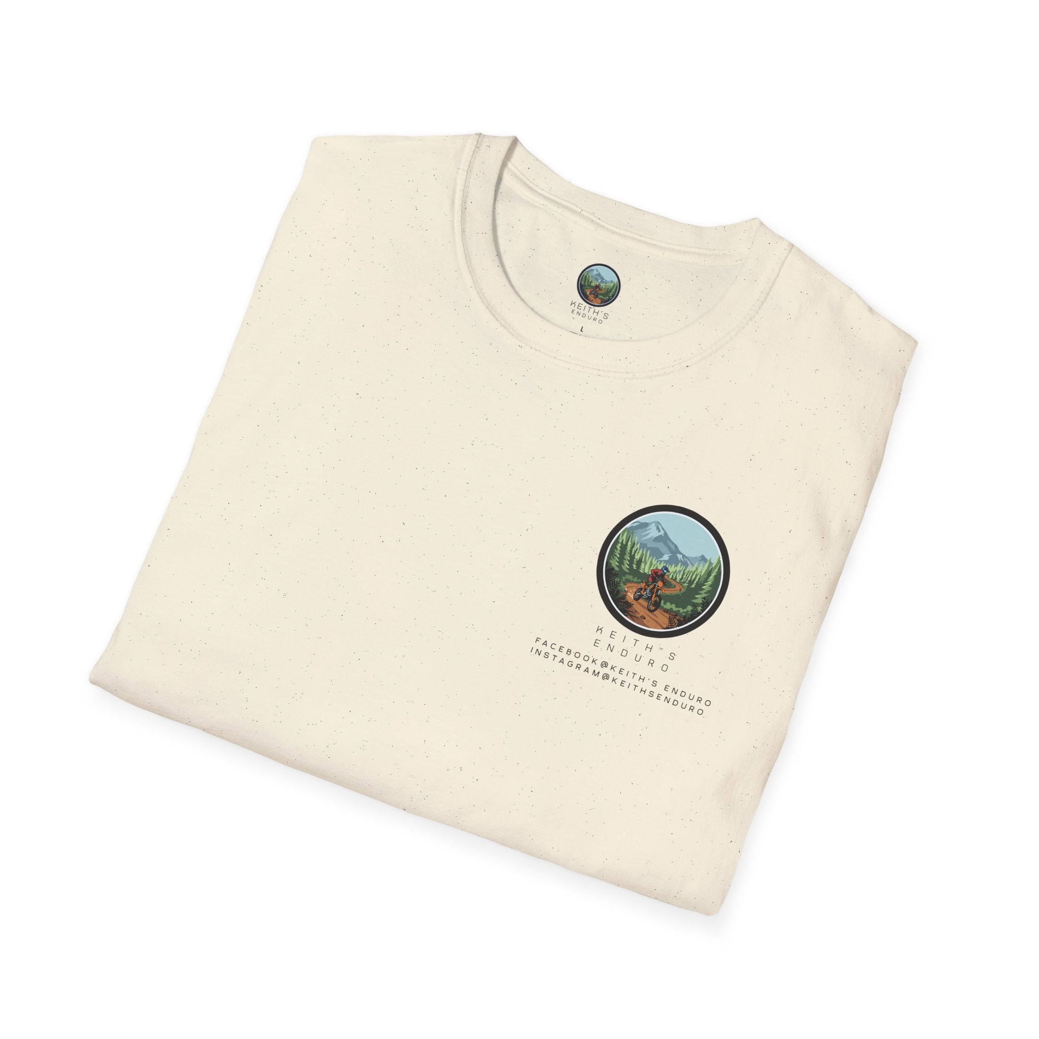 Keith's Enduro Retro Motorcycle Poster T-Shirt