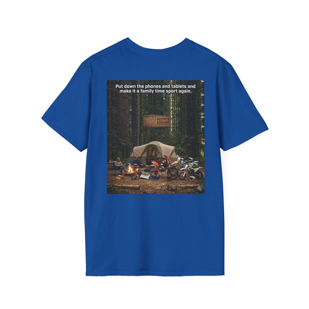 Family Dirt Bike T‑Shirt — " Family time Sport" Graphic Tee
