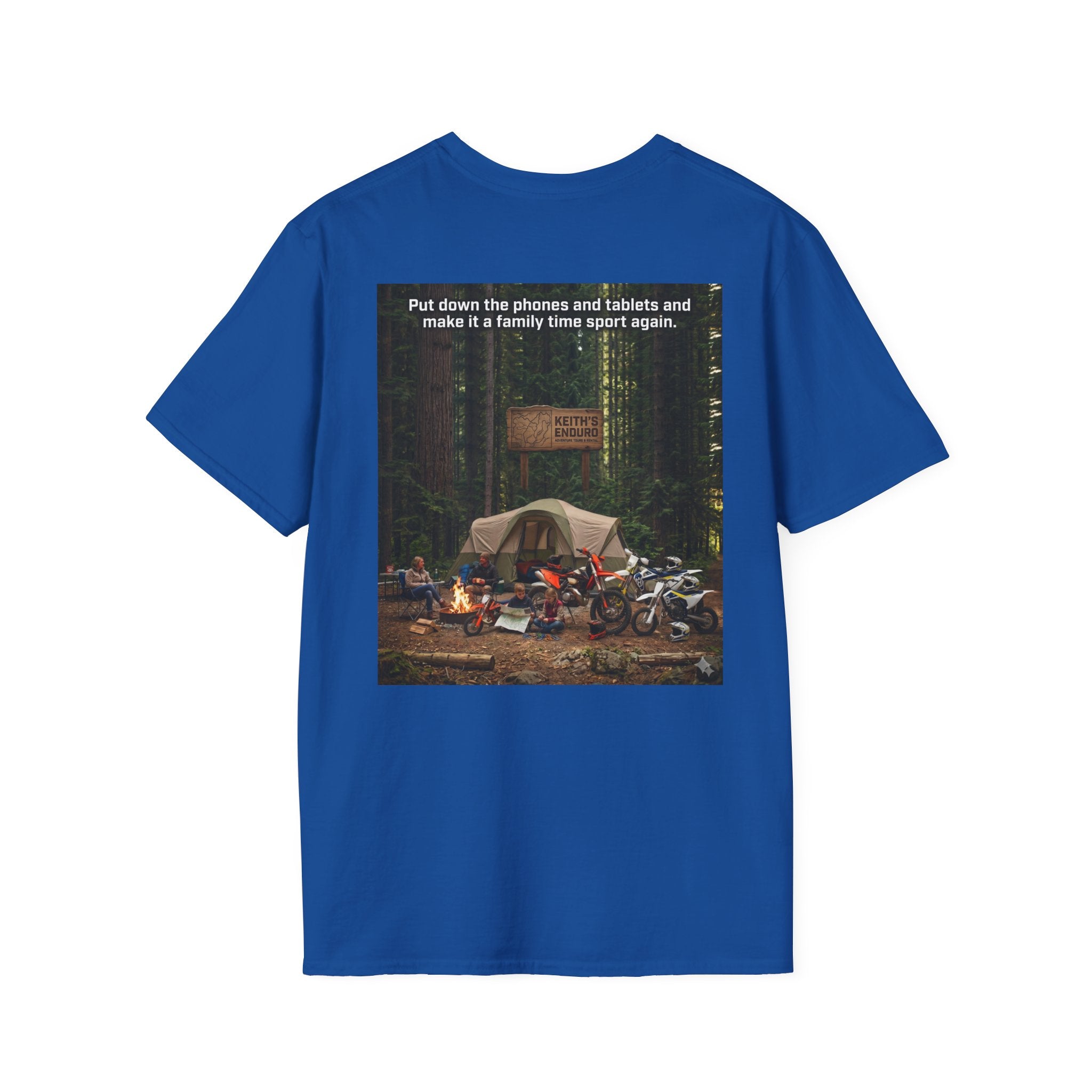 Family Dirt Bike T‑Shirt — " Family time Sport" Graphic Tee