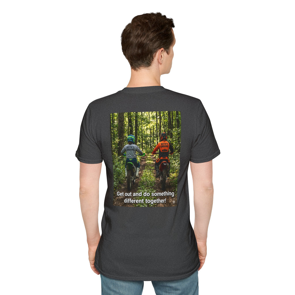 Adventure Moto Tee — "Get out and do something different together!" Trail Riding T-Shirt