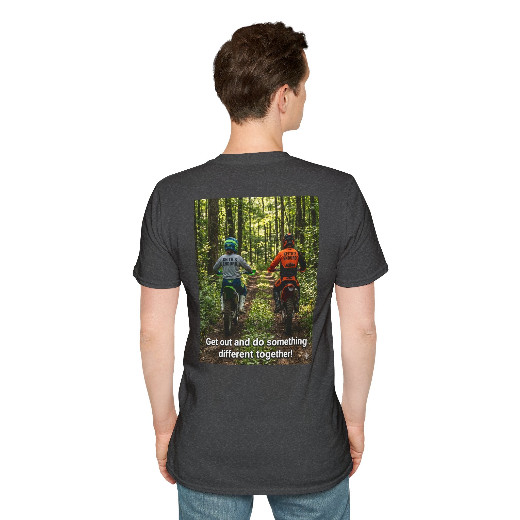 Adventure Moto Tee — "Get out and do something different together!" Trail Riding T-Shirt
