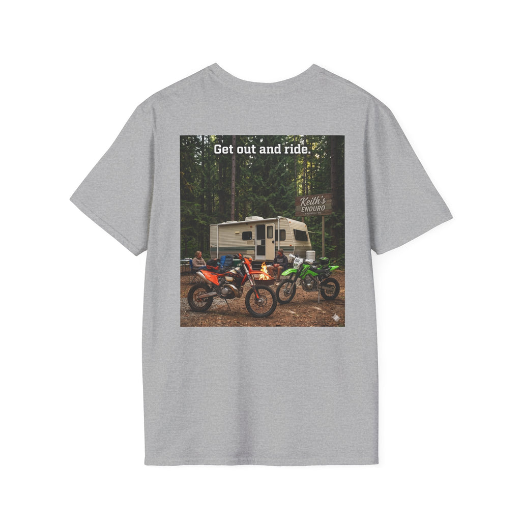 Nature Patch T‑Shirt — Mountain Landscape Graphic Tee