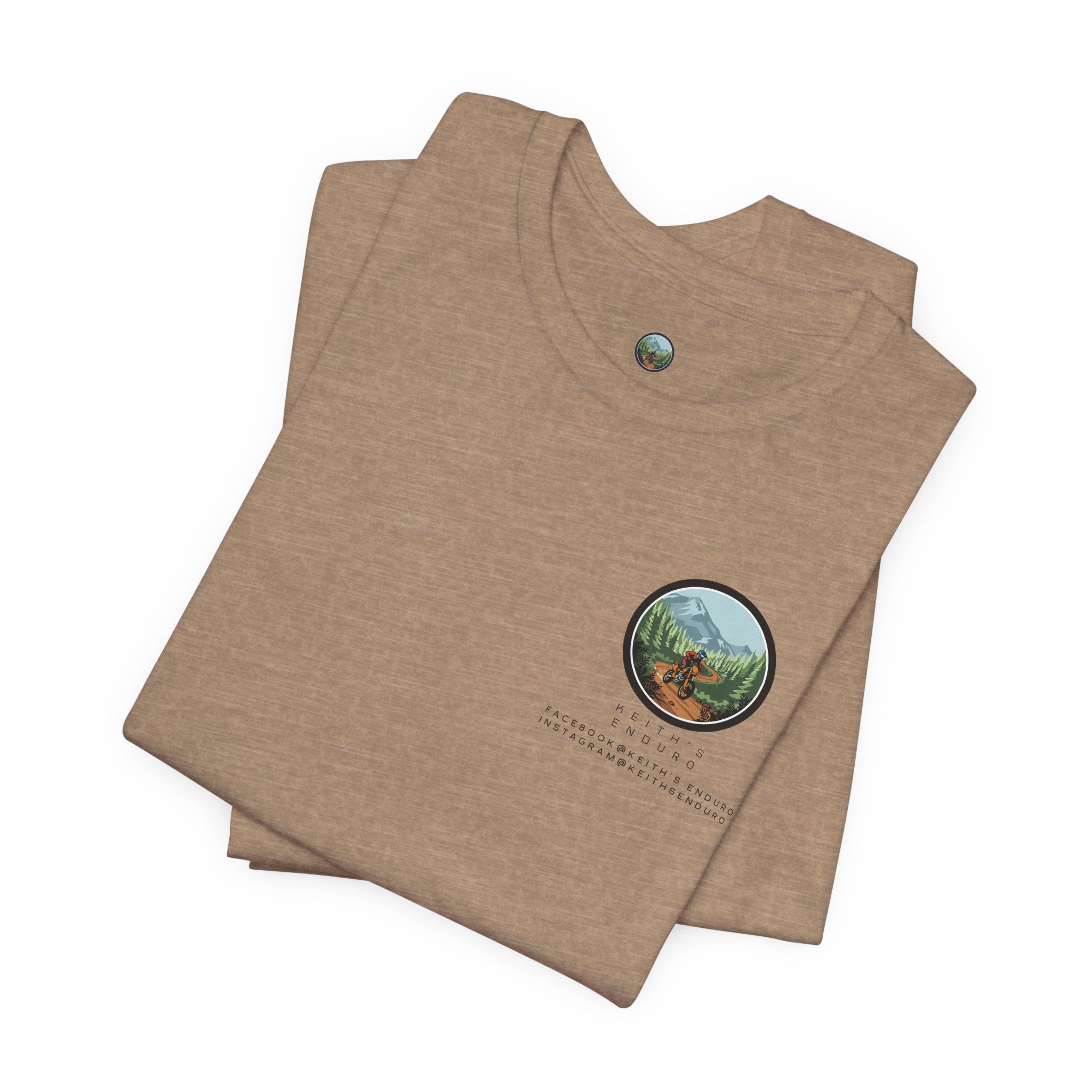 Unisex Dirt bike Tee - "Friends don't let friends ride Jap bikes!"