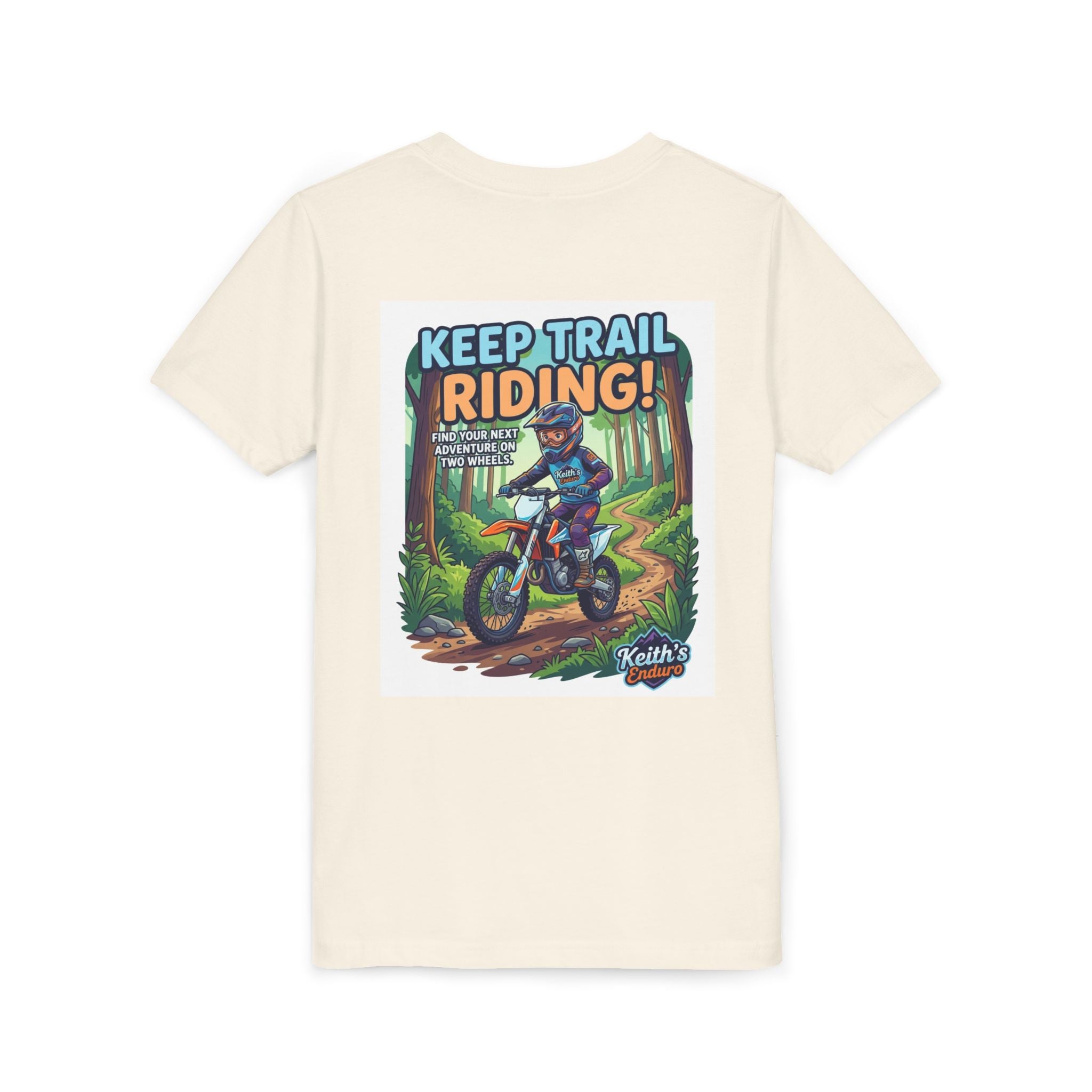 Kids Trail Riding T‑Shirt — "Keep Trail Riding!" Youth Dirt Bike Tee