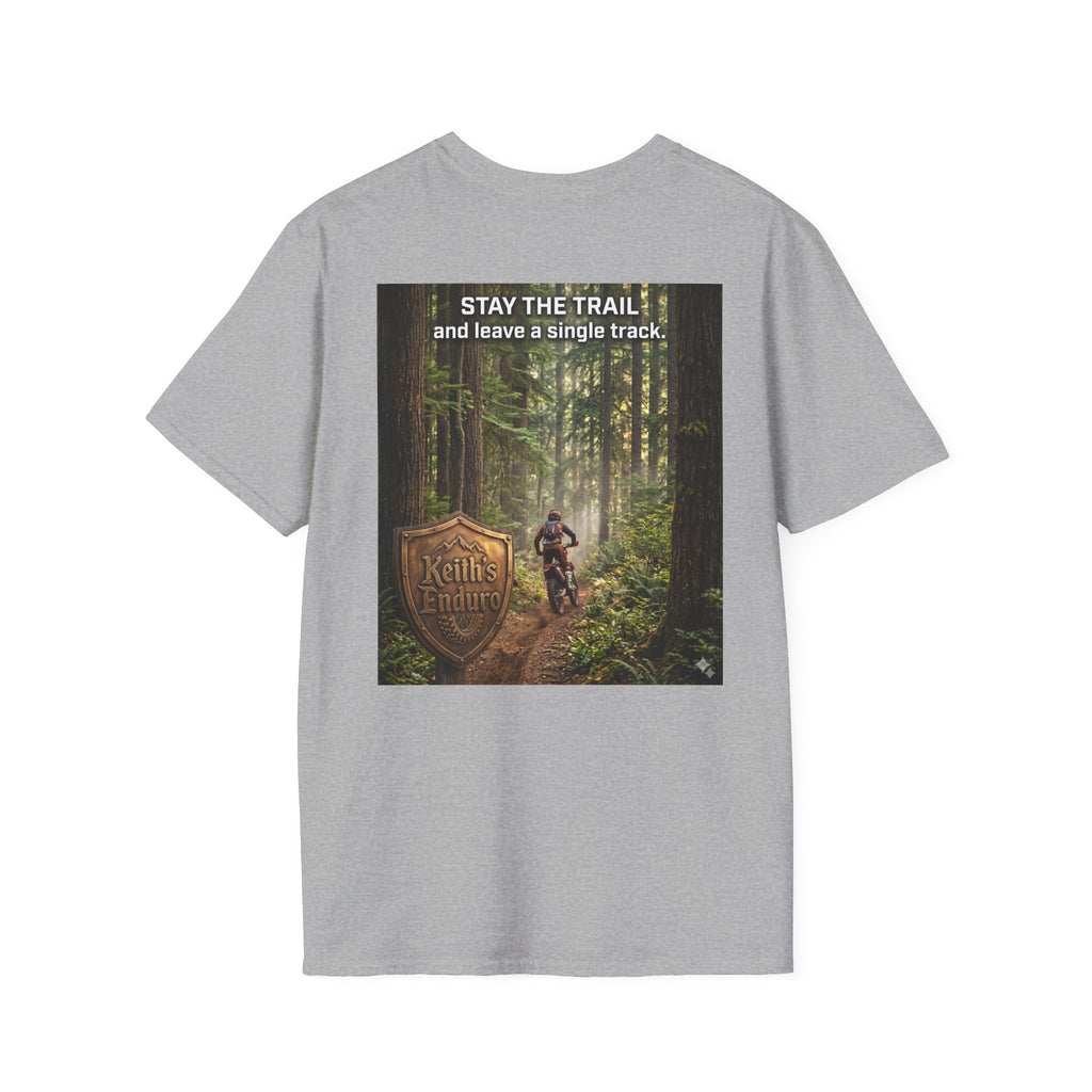 Dirt bike Tee "Stay the trail" comfort Tee