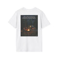 Adventure Campfire T-Shirt — "A Day of Perfect Adventure: Riding Dirty, Relaxing Together"