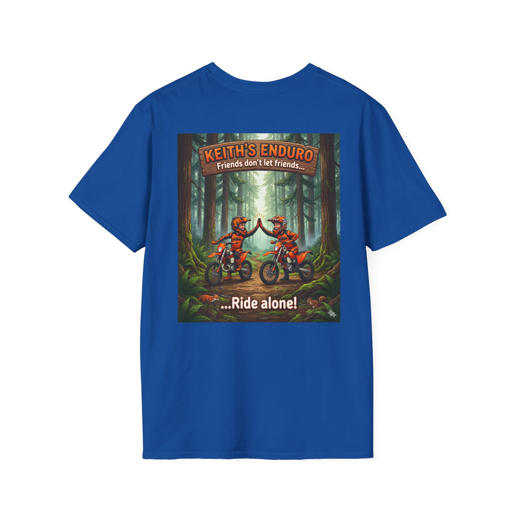 Dirt Bike T-Shirt — Cartoon "friends"  Graphic Tee