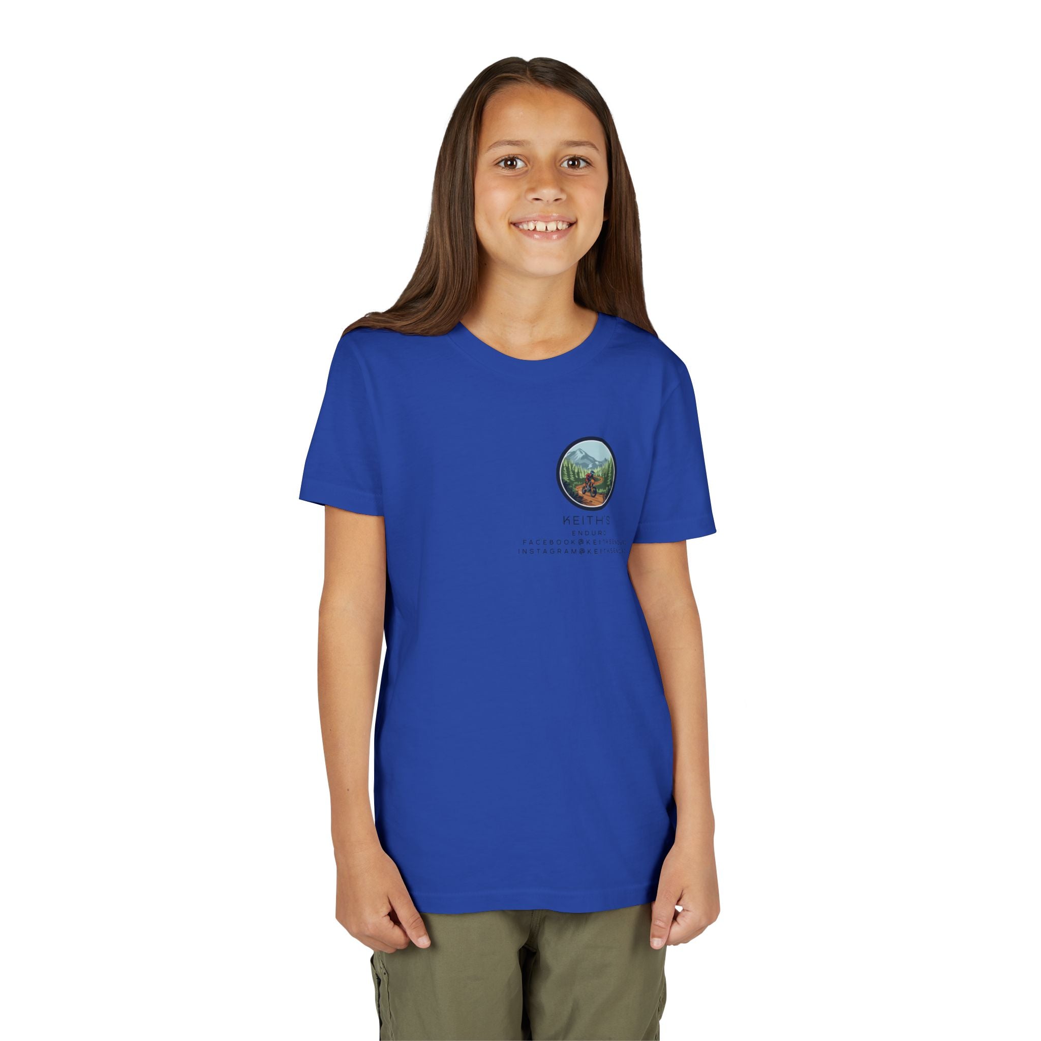 Youth Trail Dirt Biking Tee — "Learn to Ride, Love the Trail"