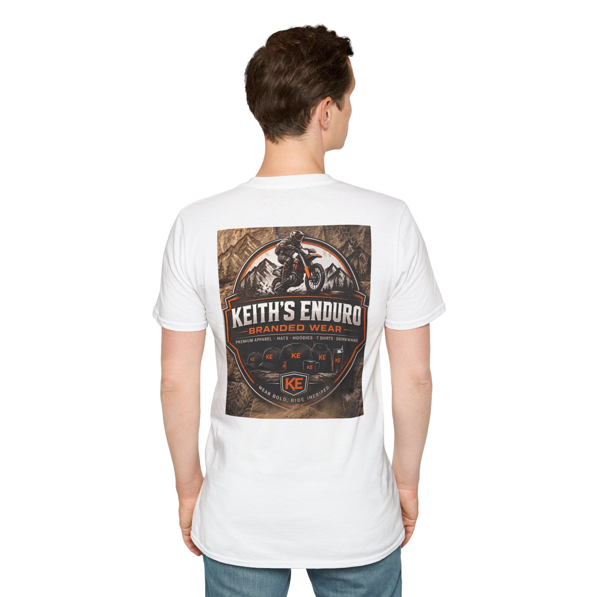 Graphic T-Shirt — Keith's Enduro logo Illustration