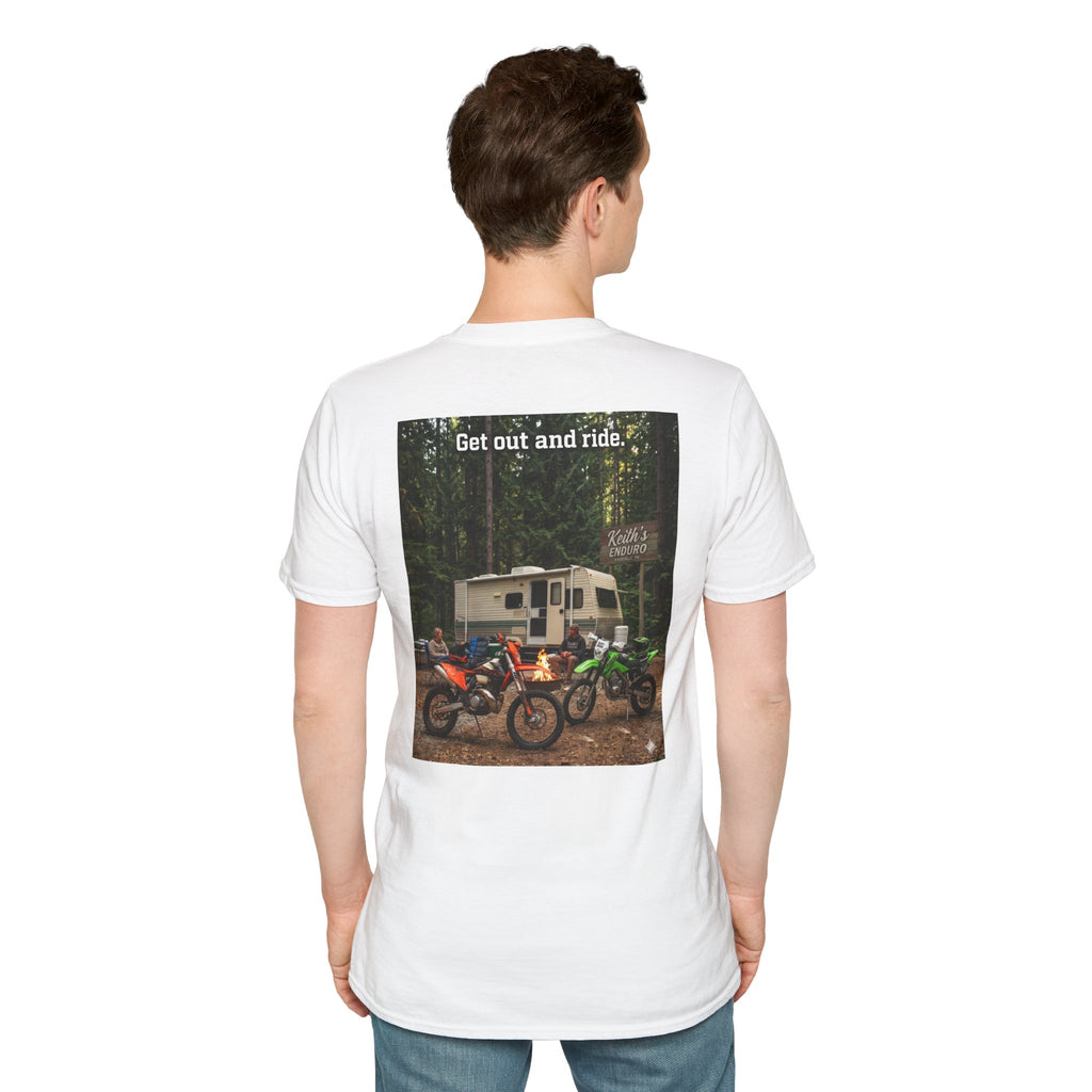 Nature Patch T‑Shirt — Mountain Landscape Graphic Tee