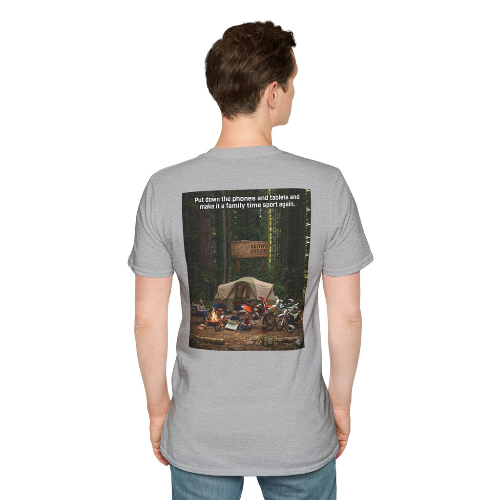 Family Dirt Bike T‑Shirt — " Family time Sport" Graphic Tee