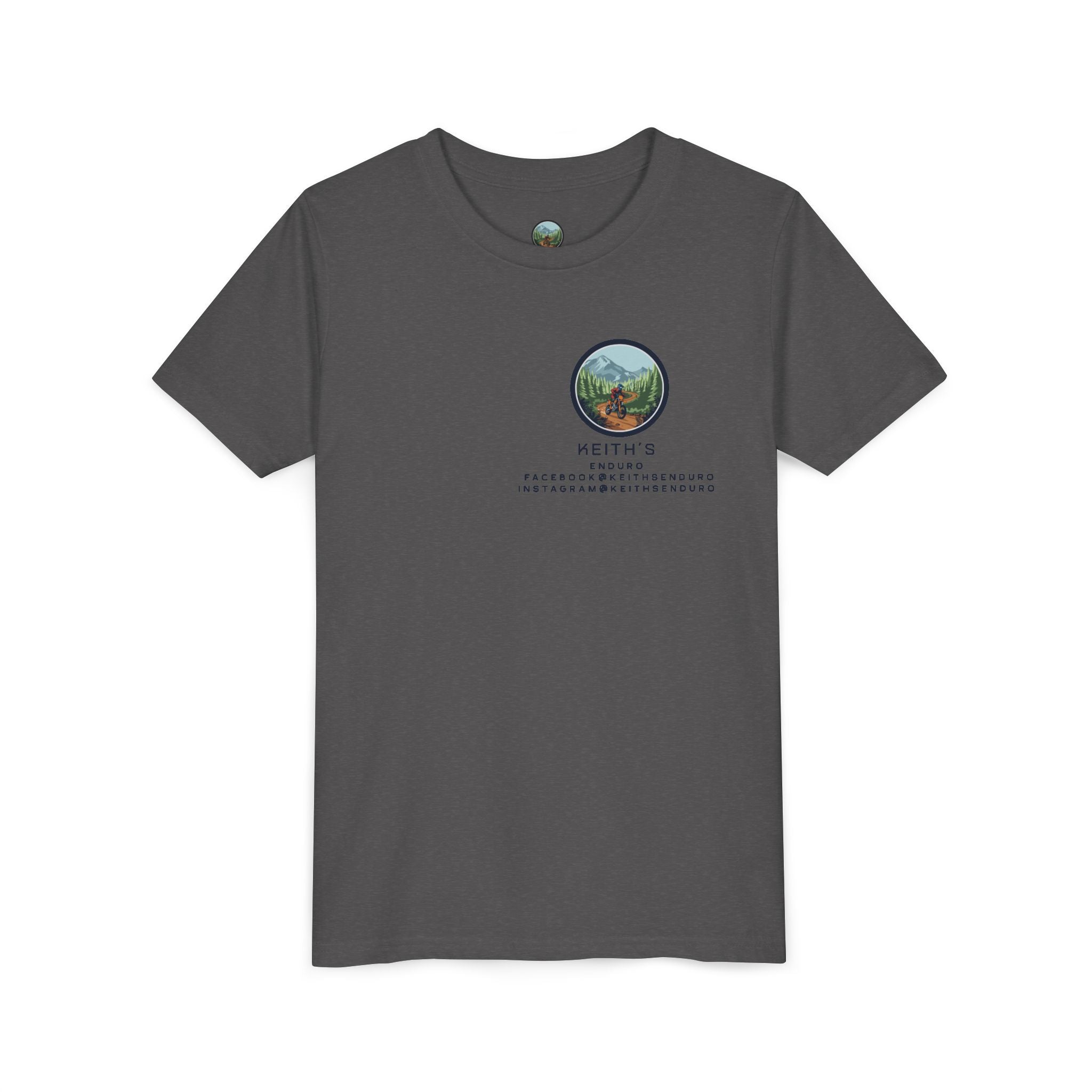 Youth Trail Dirt Biking Tee — "Learn to Ride, Love the Trail"