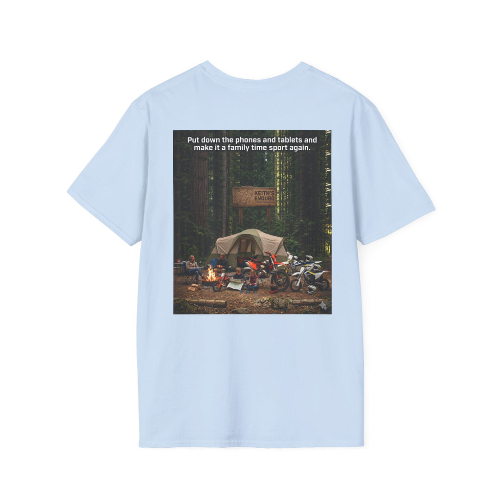 Family Dirt Bike T‑Shirt — " Family time Sport" Graphic Tee