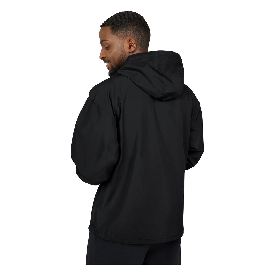Champion Anorak Jacket — Sunflower Skull Patch Packable Windbreaker