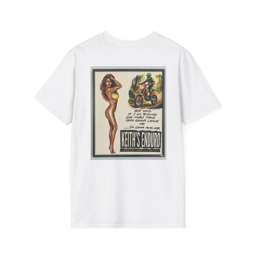 Keith's Enduro Retro Motorcycle Poster T-Shirt