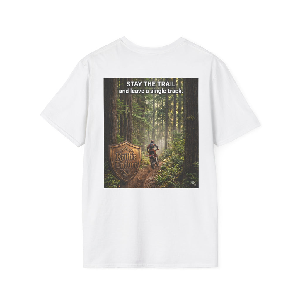 Dirt bike Tee "Stay the trail" comfort Tee
