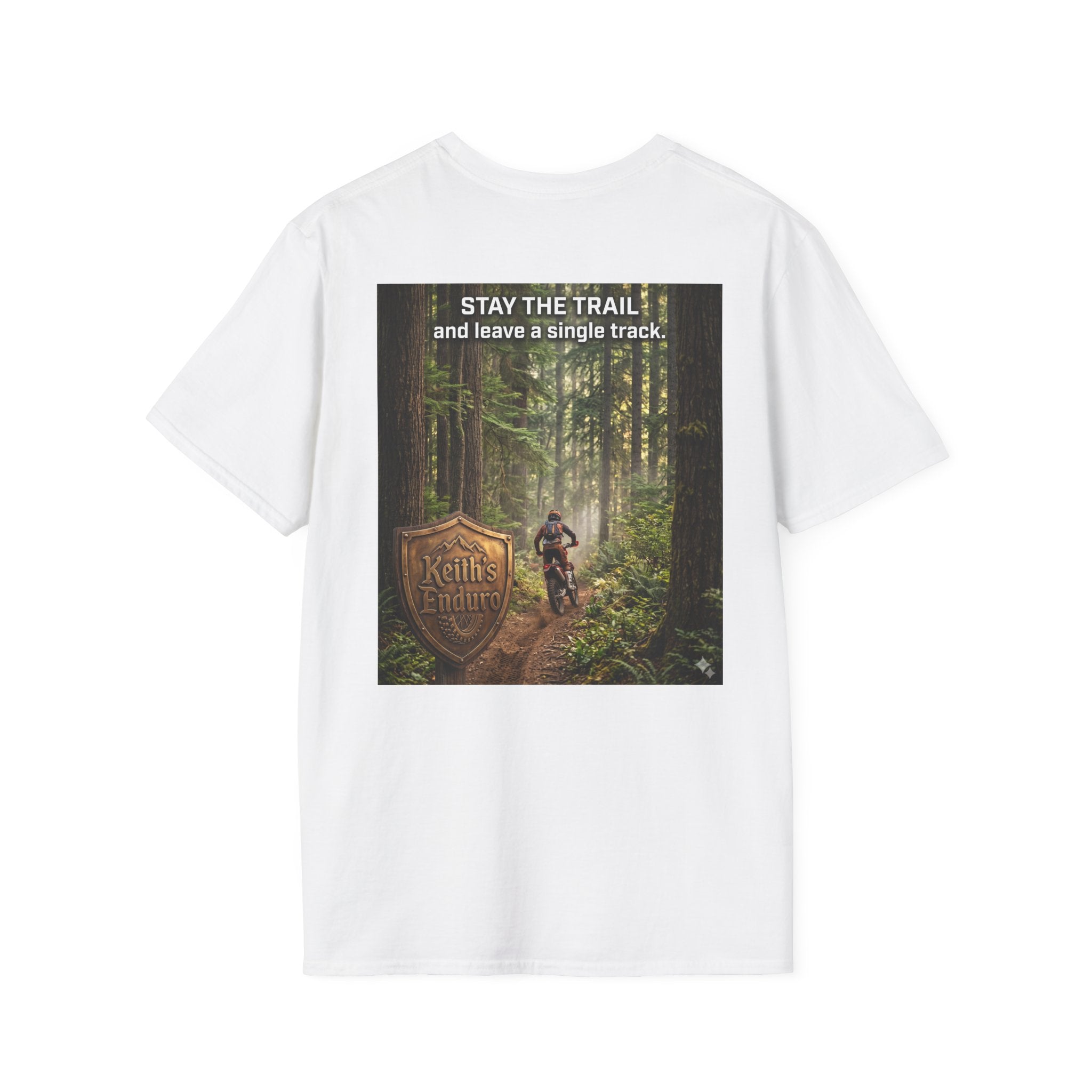 Dirt bike Tee "Stay the trail" comfort Tee