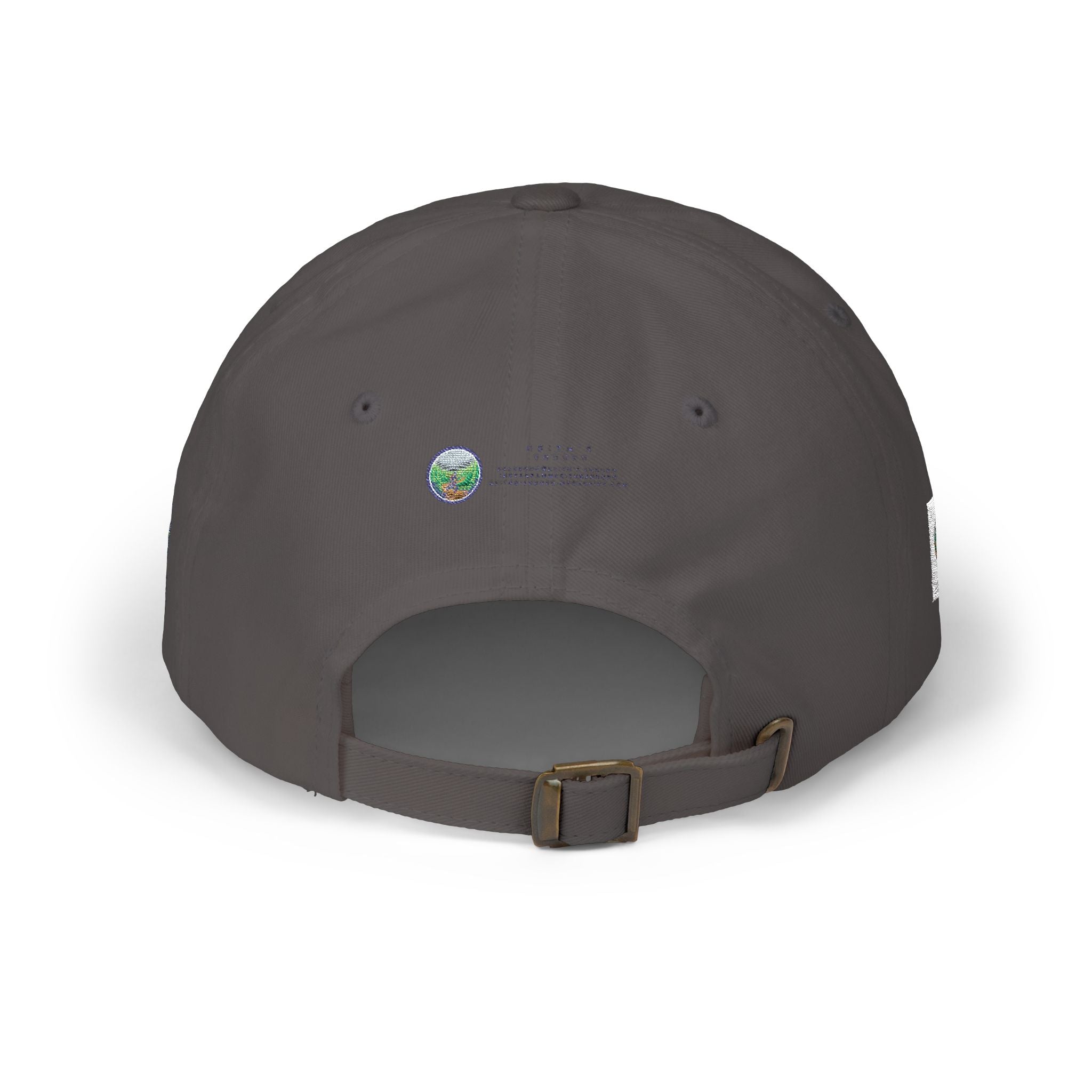 Dad Cap — Keith’s Enduro Logo Embroidered White Baseball Hat