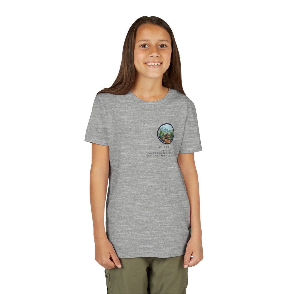 Youth Trail Dirt Biking Tee — "Learn to Ride, Love the Trail"