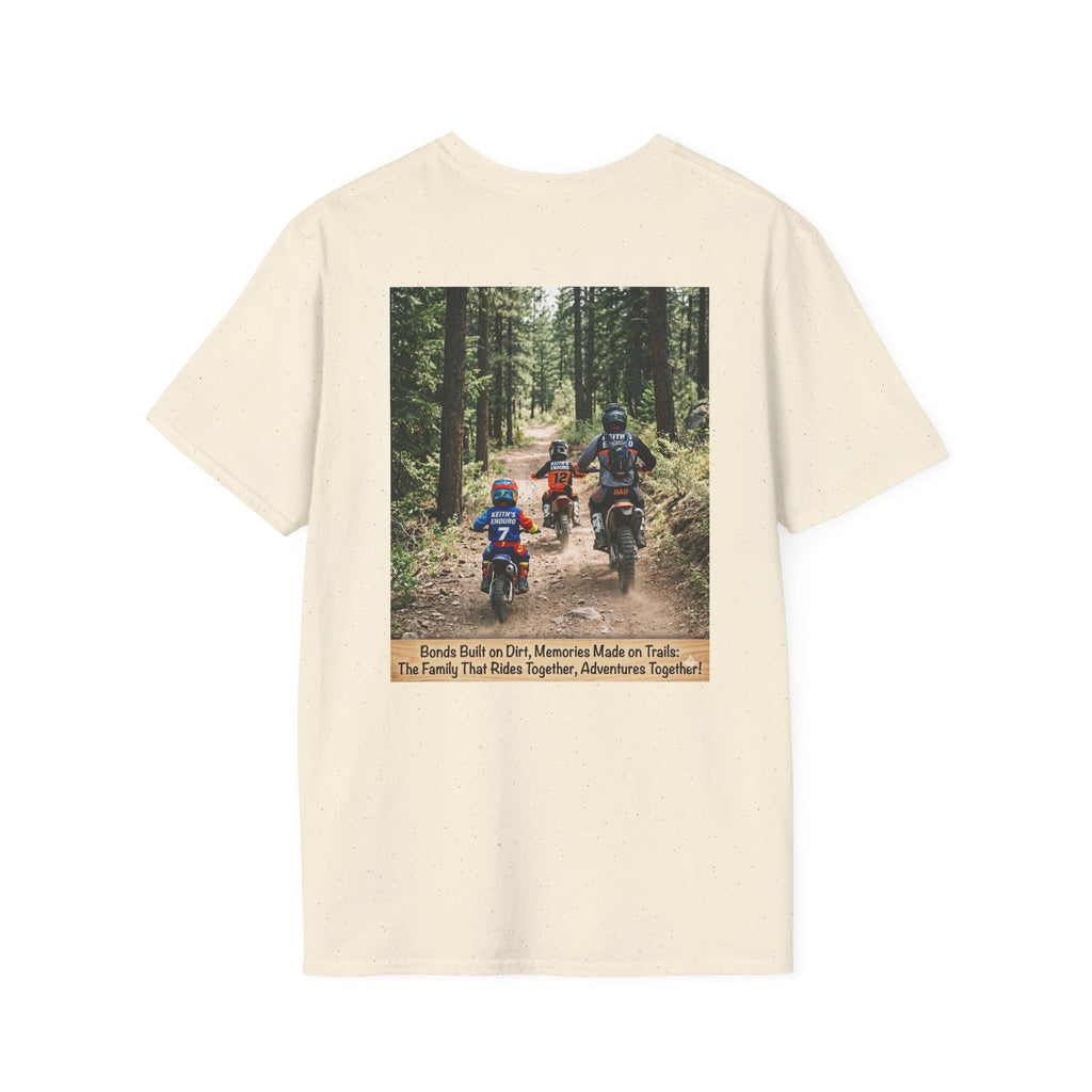 Family Trail Riding T-Shirt — "The Family That Rides Together" Motorcycle Dirt Bike Tee