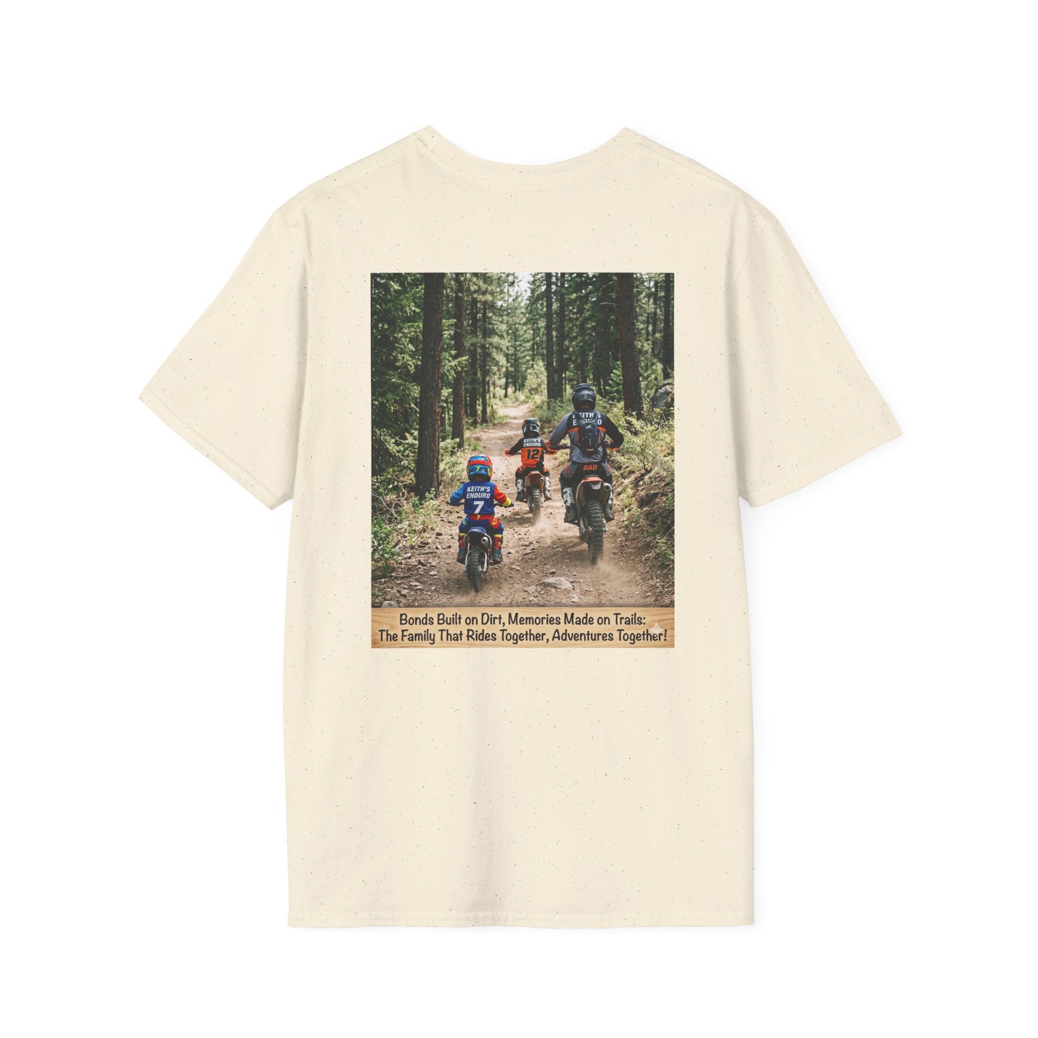 Family Trail Riding T-Shirt — "The Family That Rides Together" Motorcycle Dirt Bike Tee