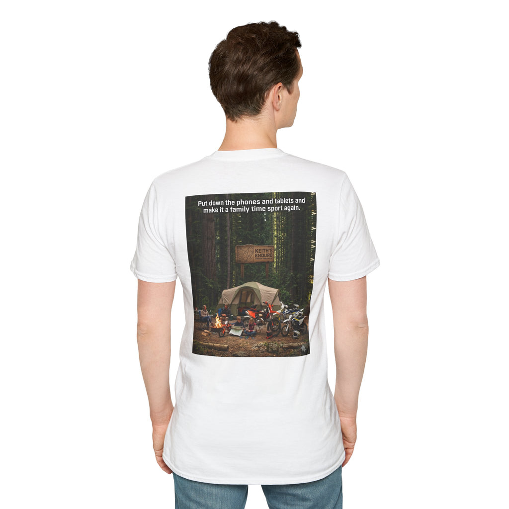 Family Dirt Bike T‑Shirt — " Family time Sport" Graphic Tee
