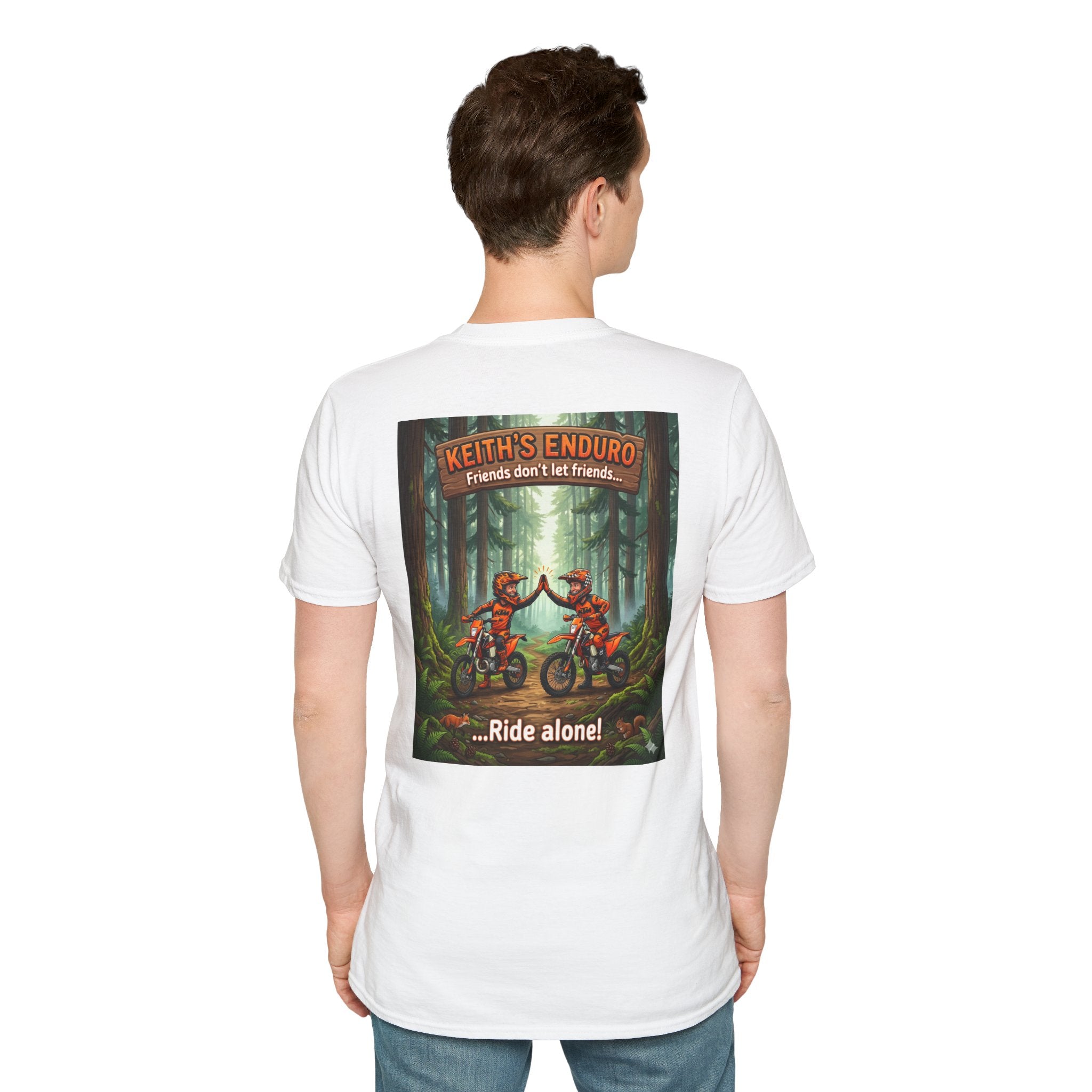 Dirt Bike T-Shirt — Cartoon "friends"  Graphic Tee