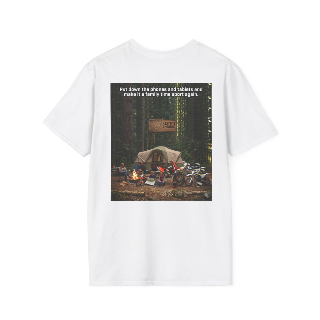 Family Dirt Bike T‑Shirt — " Family time Sport" Graphic Tee