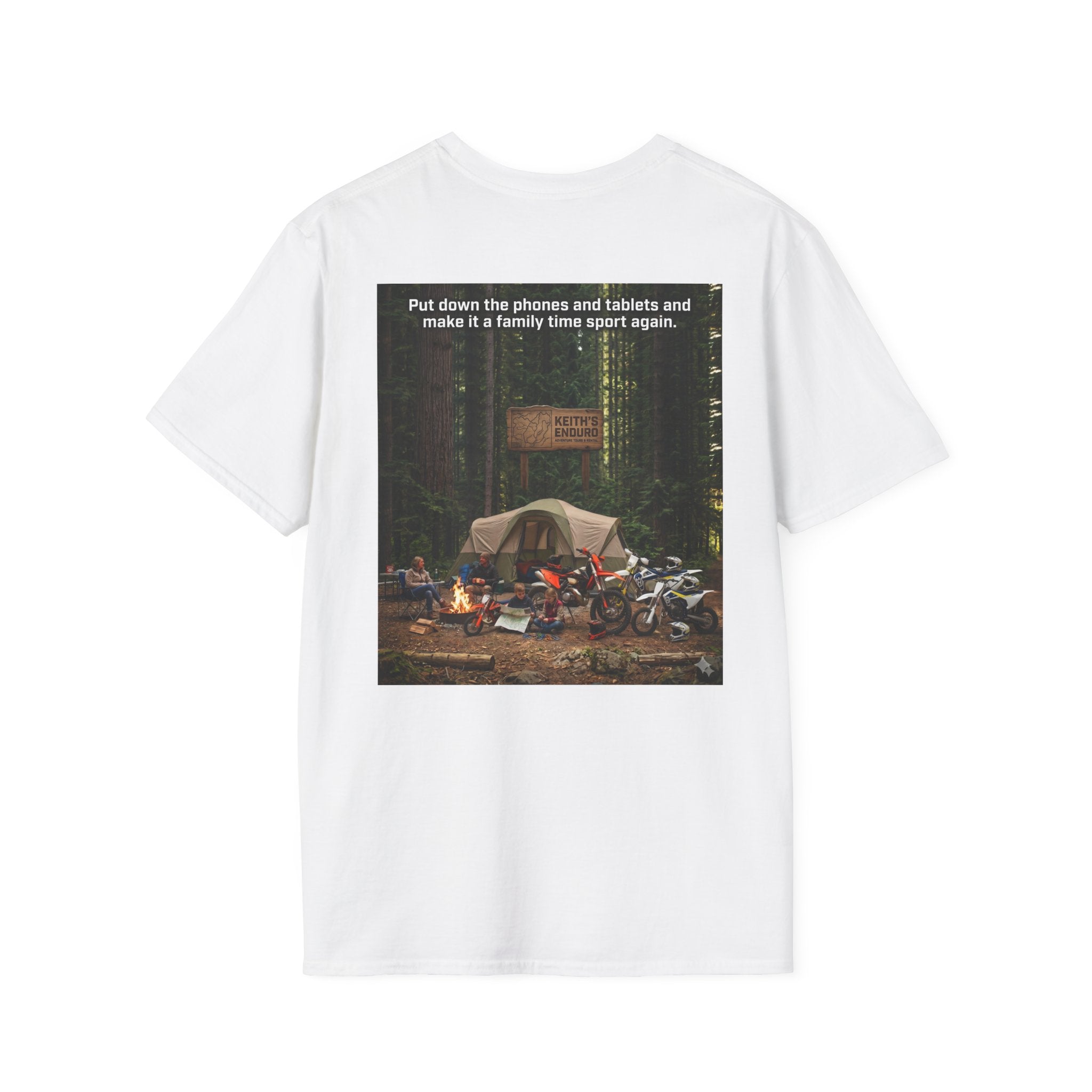 Family Dirt Bike T‑Shirt — " Family time Sport" Graphic Tee