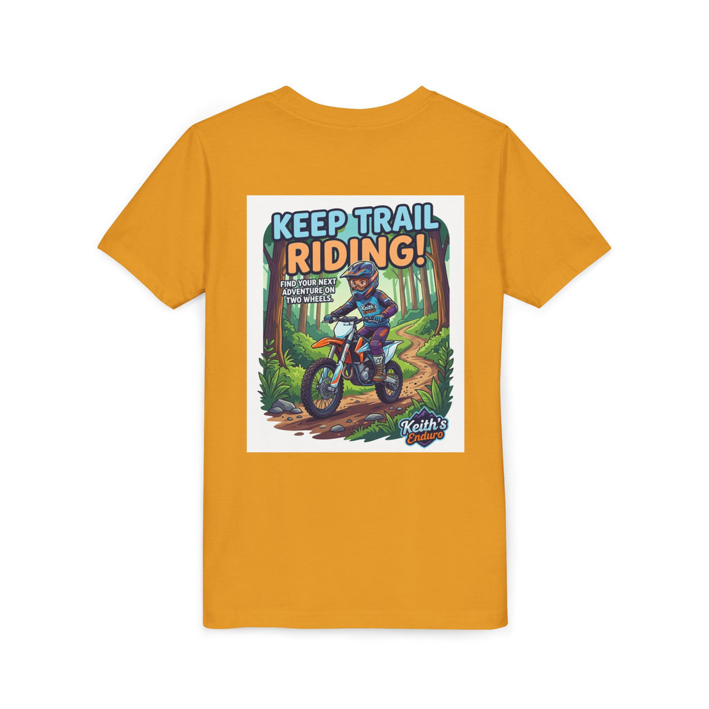 Kids Trail Riding T‑Shirt — "Keep Trail Riding!" Youth Dirt Bike Tee