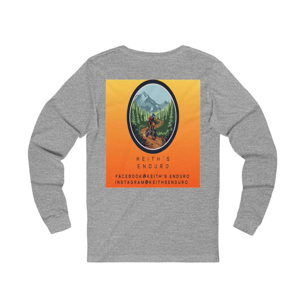 Dirt Biking Long Sleeve Tee — 'Keith's Enduro' Logo Trail Shirt