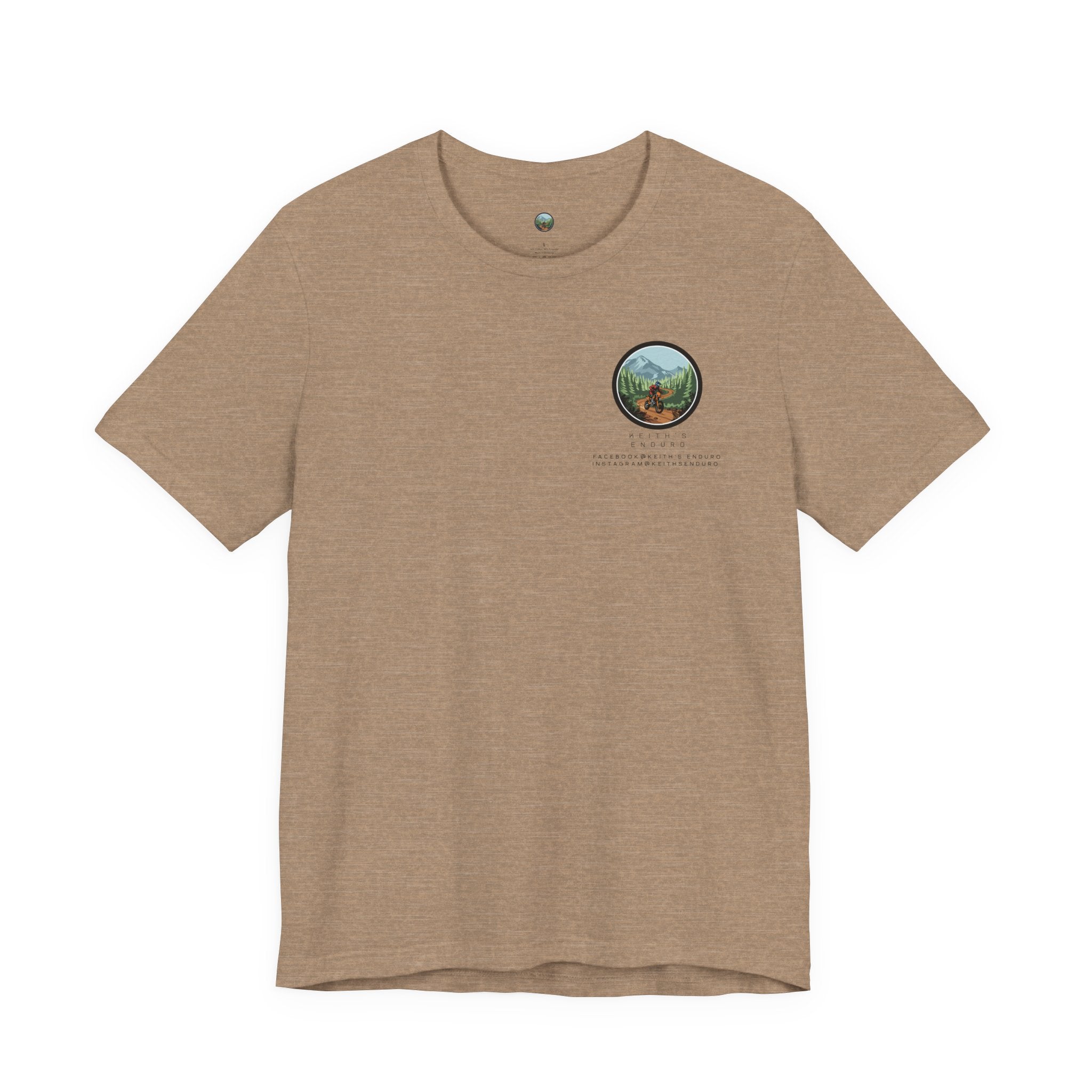 Unisex Dirt bike Tee - "Friends don't let friends ride Jap bikes!"