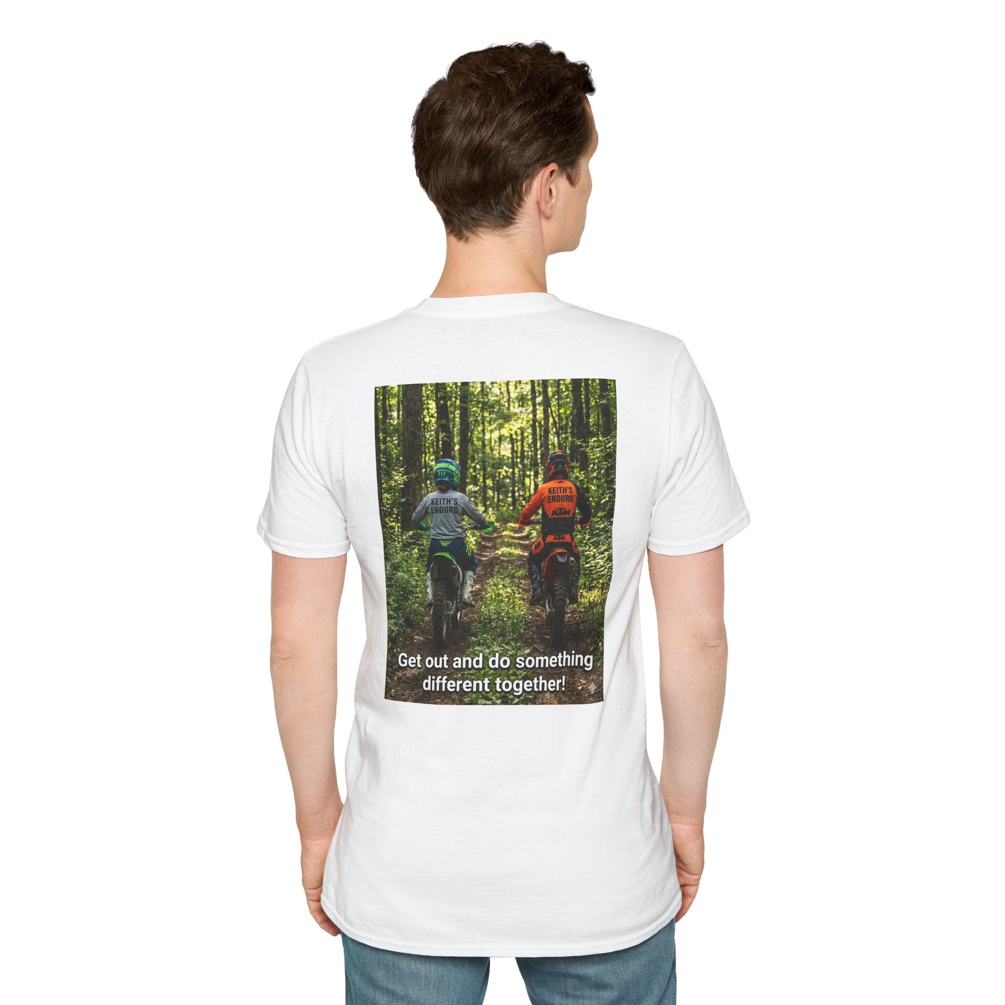 Adventure Moto Tee — "Get out and do something different together!" Trail Riding T-Shirt