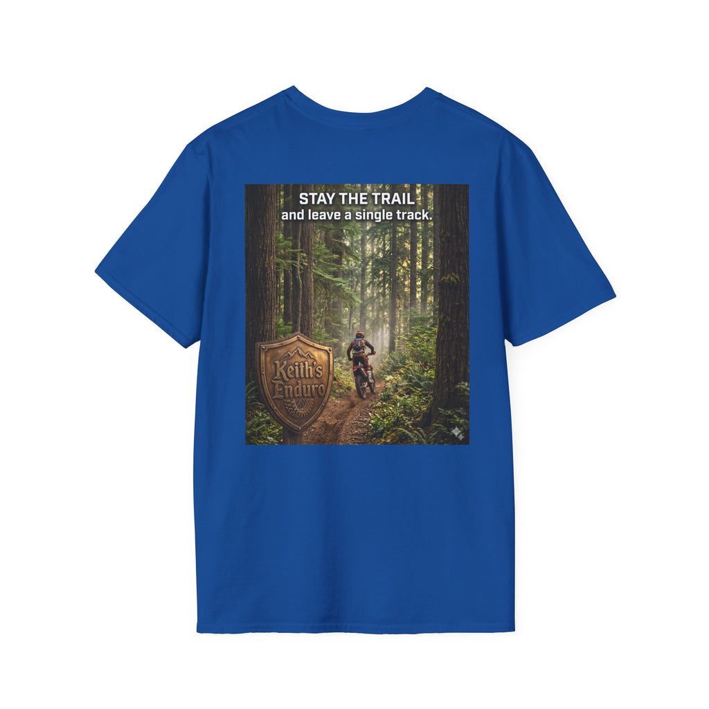 Dirt bike Tee "Stay the trail" comfort Tee