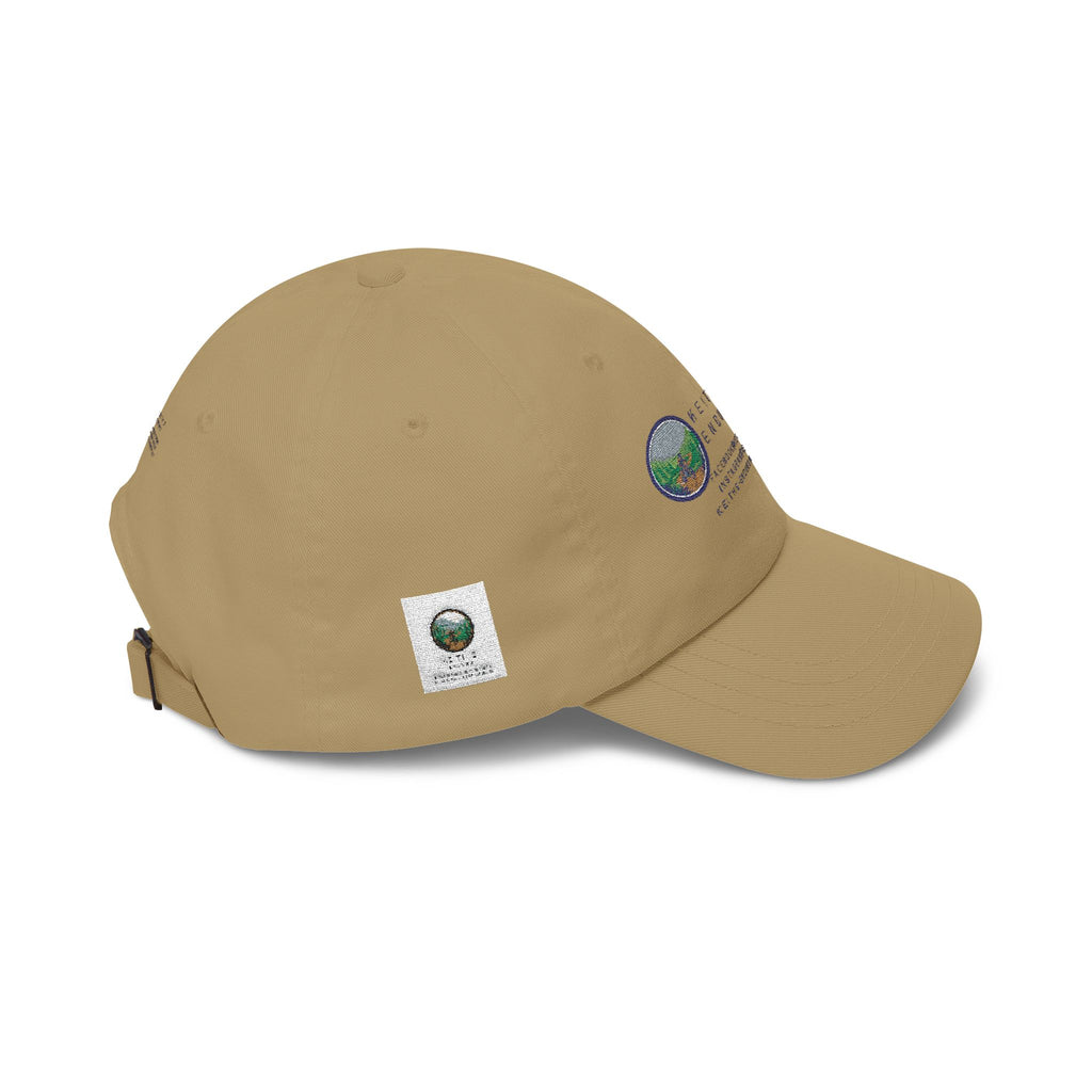 Dad Cap — Keith’s Enduro Logo Embroidered White Baseball Hat