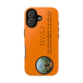 Tough Magnetic Phone Case — Orange Adventure Design with ‘Keith’s Enduro’ Logo