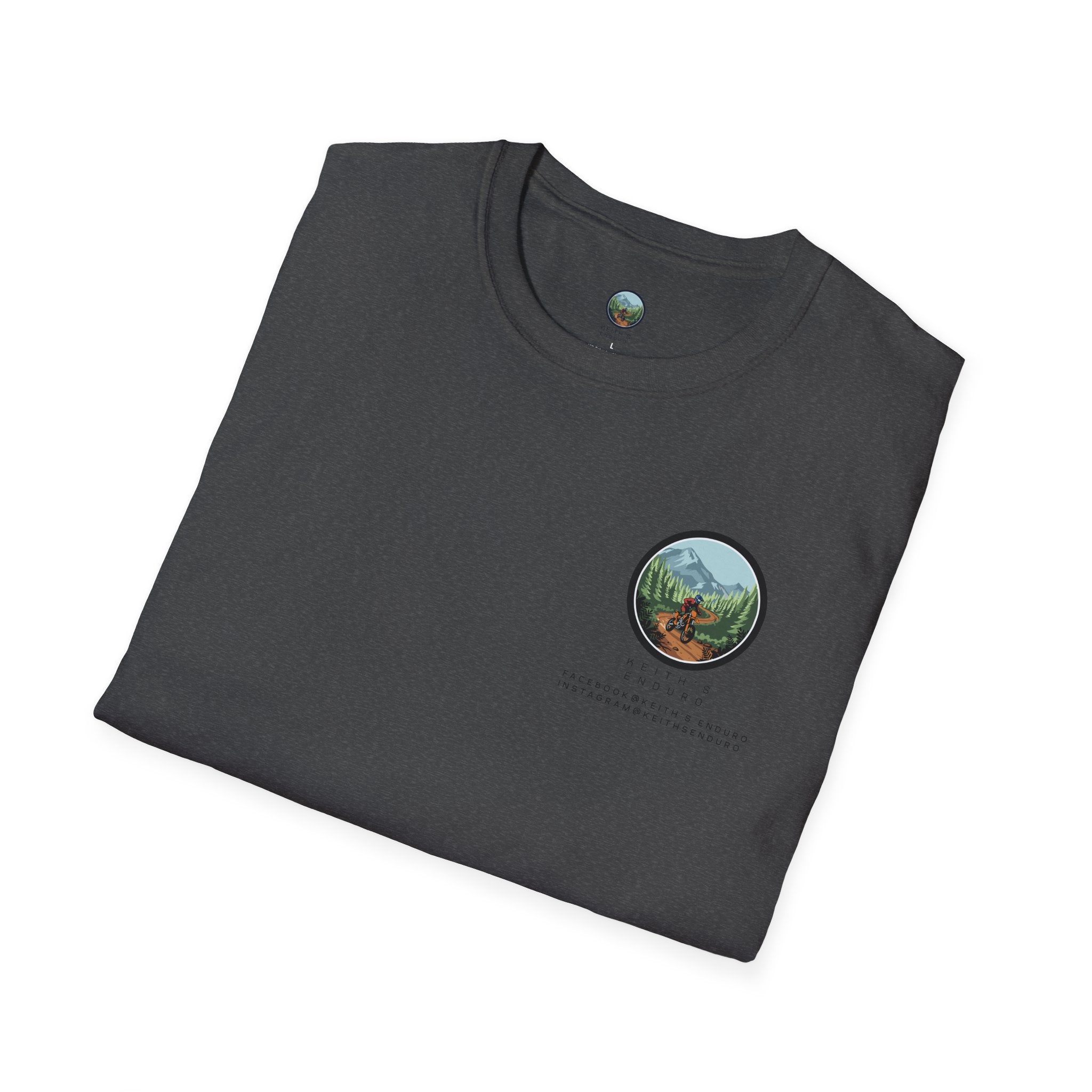Off-Road Trail Riding T-Shirt — “Stay The Trail and Leave a Single Track” Moto Tee